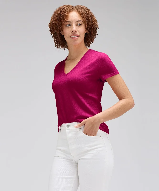 Women's Merino V-Neck T-Shirt