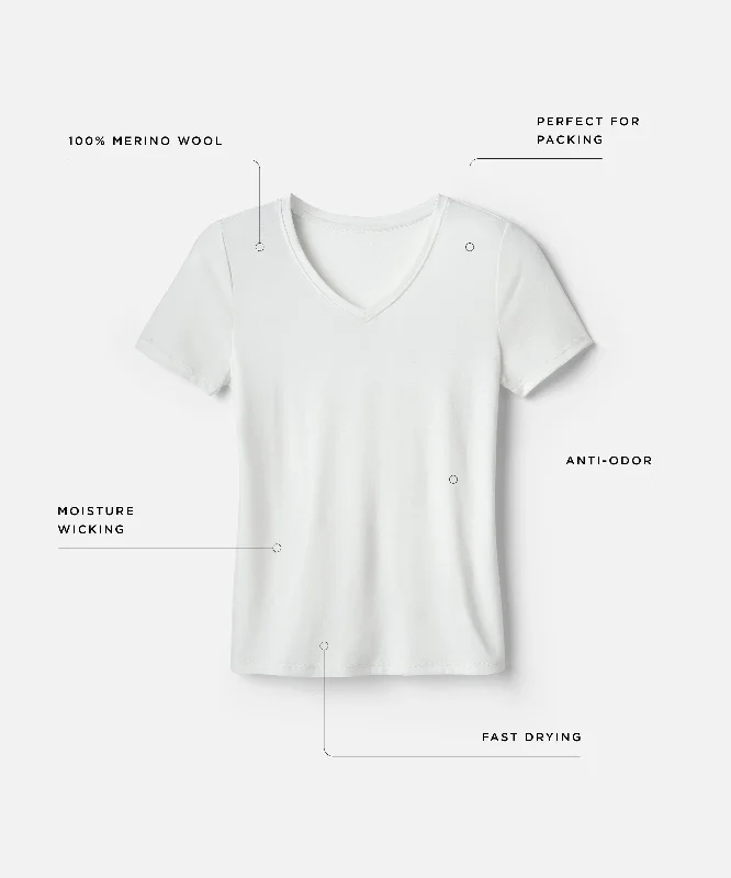 Women's Merino V-Neck T-Shirt