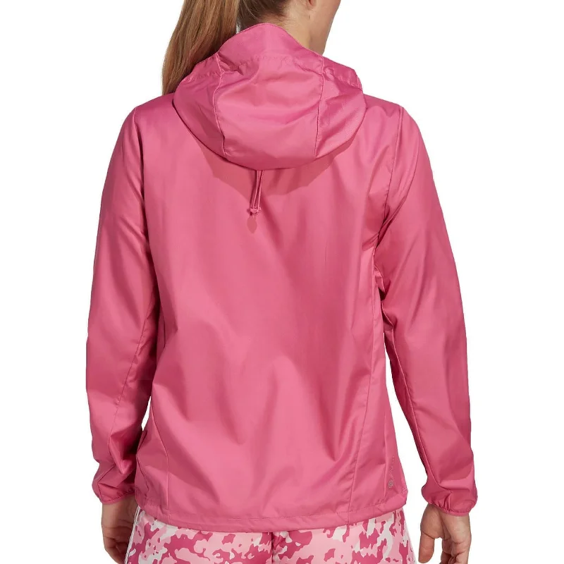 adidas Own The Run Windbreaker Womens Running Jacket - Pink