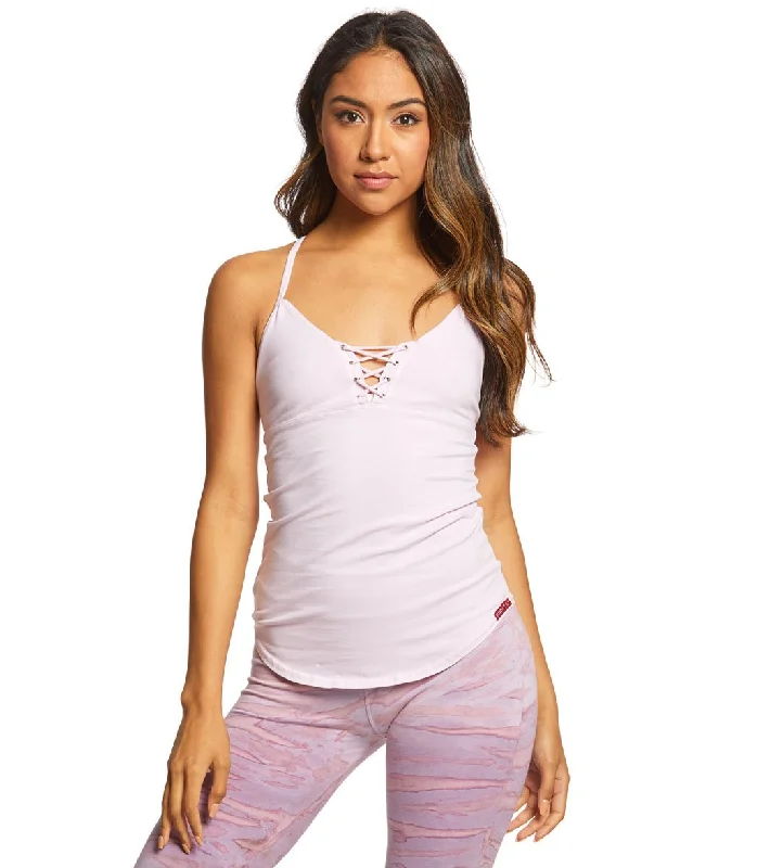 Hard Tail Corset Crossback Tank Tulip