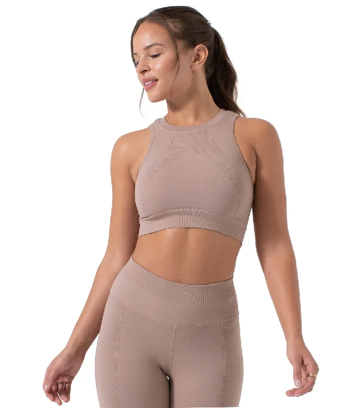 NUX One By One Seamless Yoga Crop Top Santa Fe