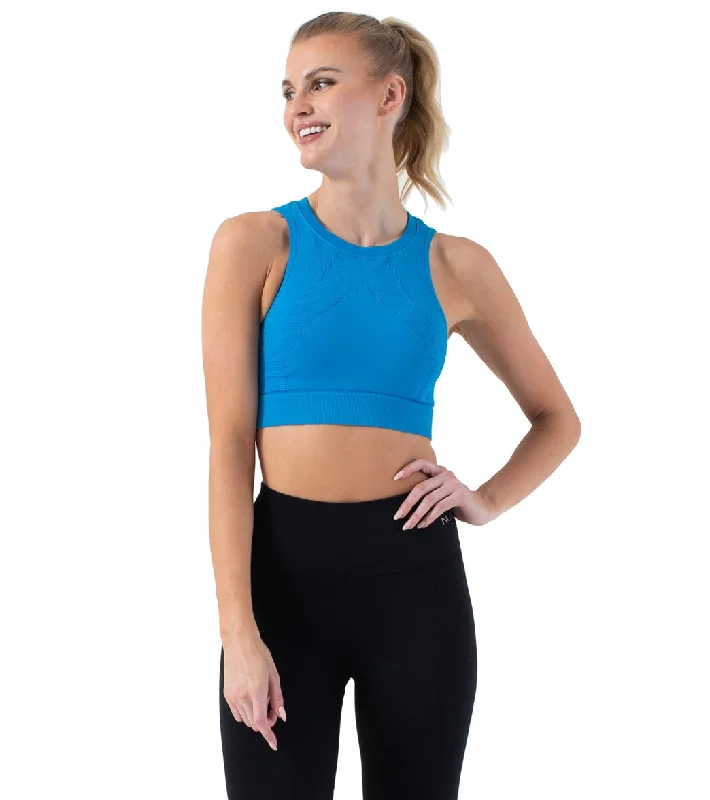 NUX One By One Seamless Yoga Crop Top Varsity