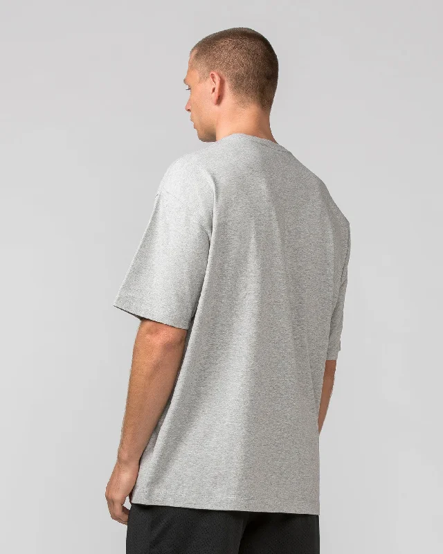 Fast Break Oversized Pump Cover - Light Grey Marl