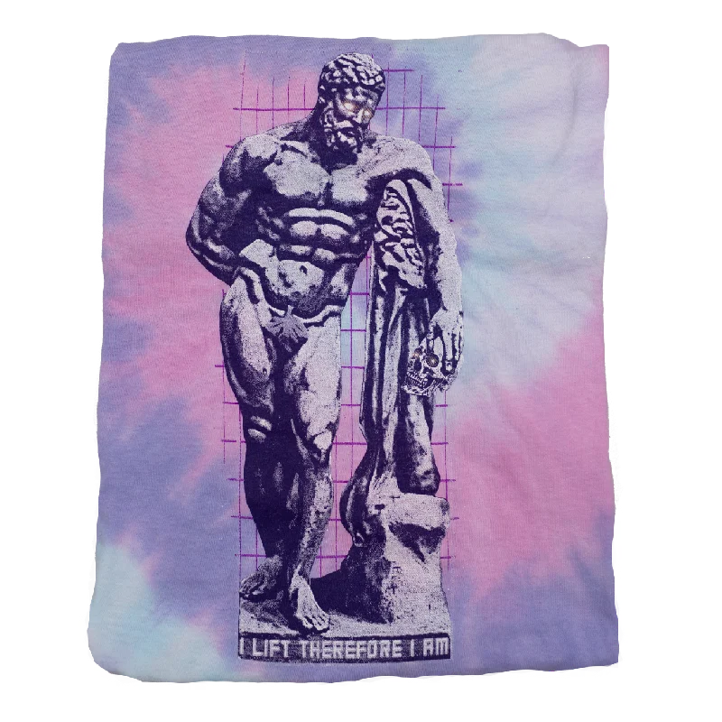 I Lift Therefore I Am (Premium Unicorn Tie Dye)