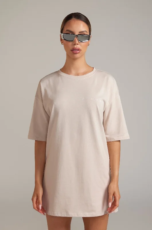 Oversized BF T-Shirt - Beige