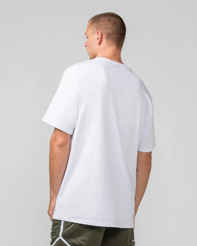 Oversized Tonal Tee - White