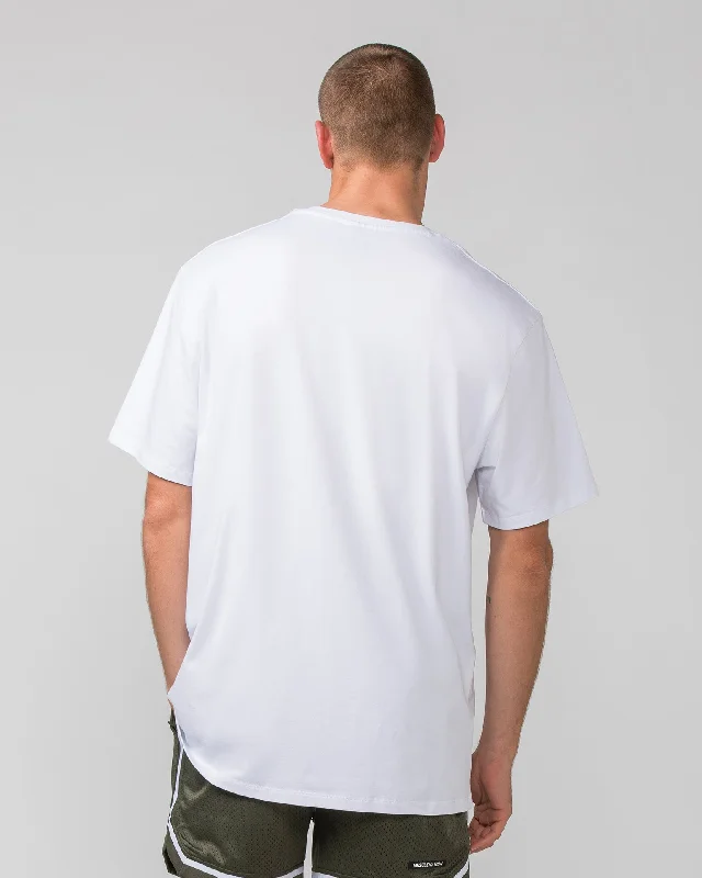 Oversized Tonal Tee - White