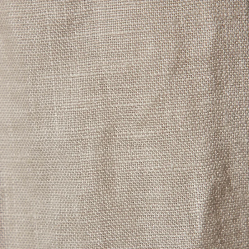 Pleated Linen Bermuda Short - Salt Pigment