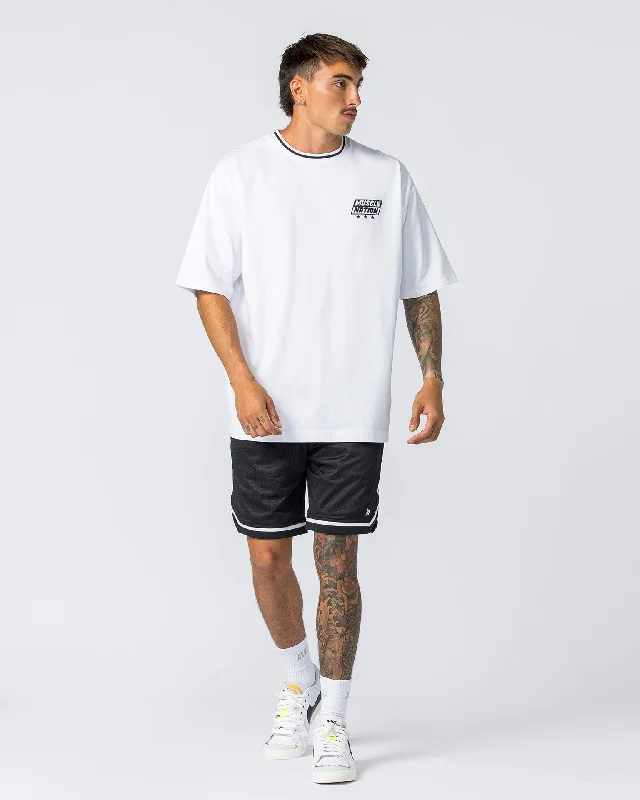 Throwback Oversized Tee - White