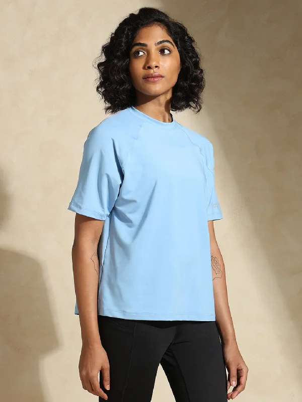 Traqfit Raglan Tee Cerulean