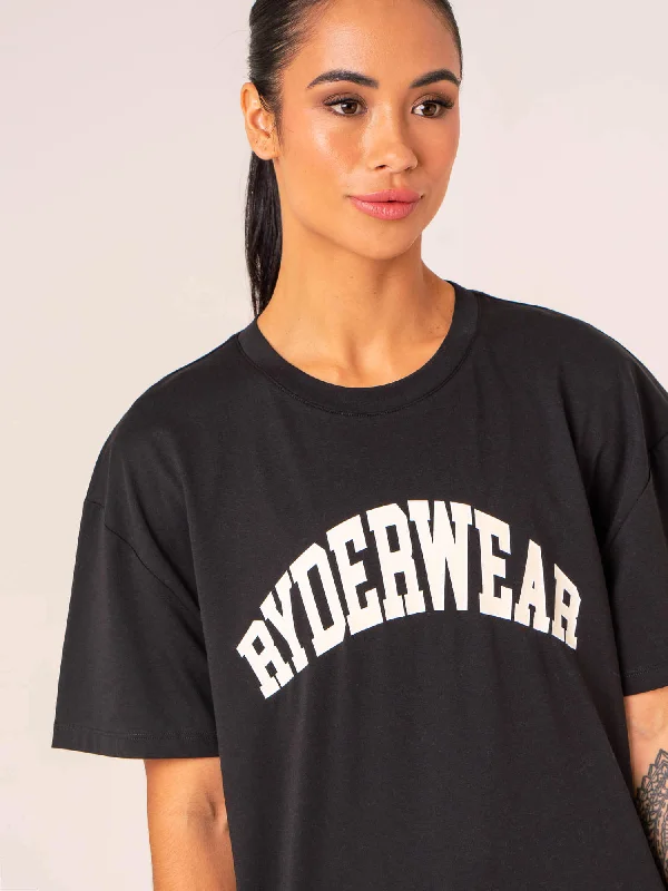 Women's Collegiate T-Shirt - Black