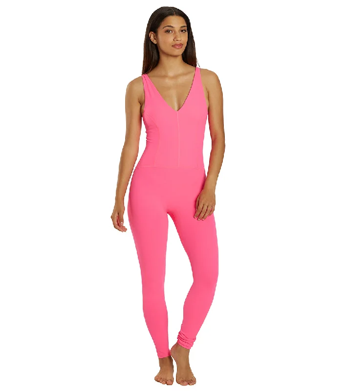 Free People Never Better One Piece Hot Pink