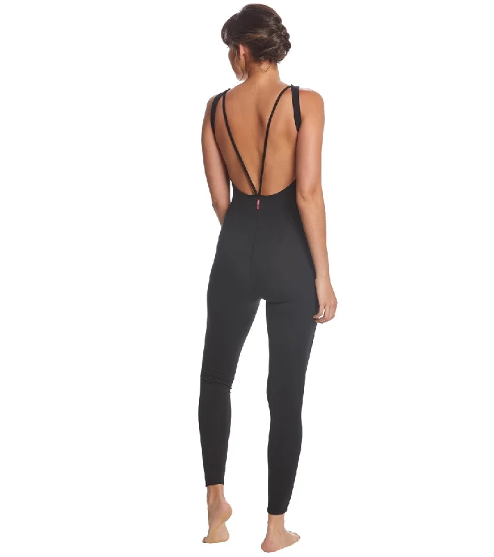 Hard Tail Low Back Yoga & Dance Leotard Black