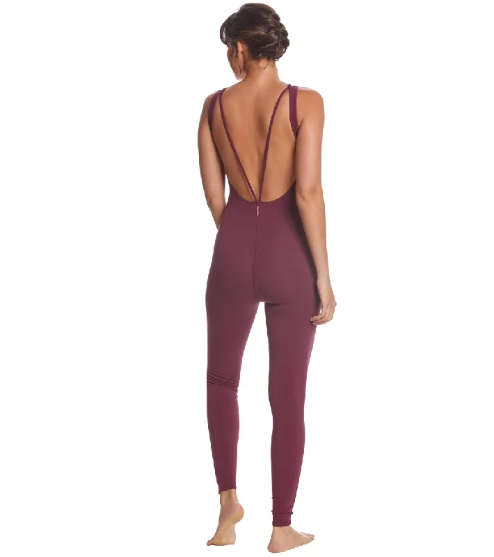 Hard Tail Low Back Yoga & Dance Leotard Fig