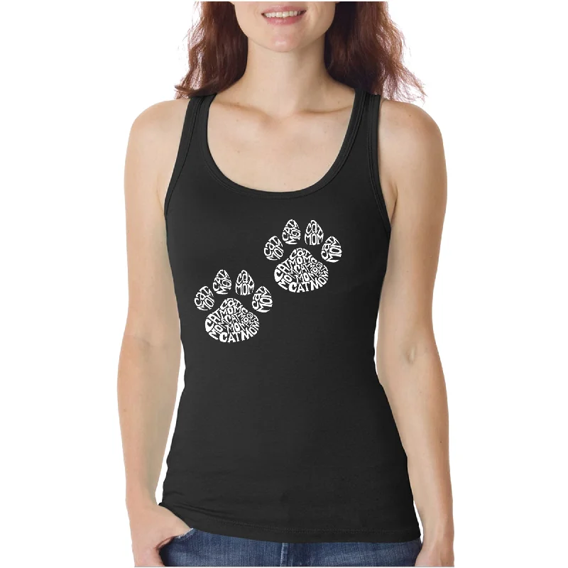 Cat Mom  - Women's Word Art Tank Top