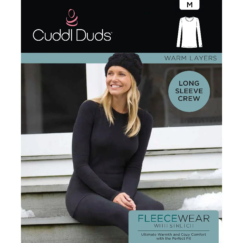 Fleecewear With Stretch Long Sleeve Crew TALL