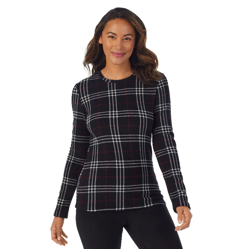 Fleecewear With Stretch Long Sleeve Crew TALL