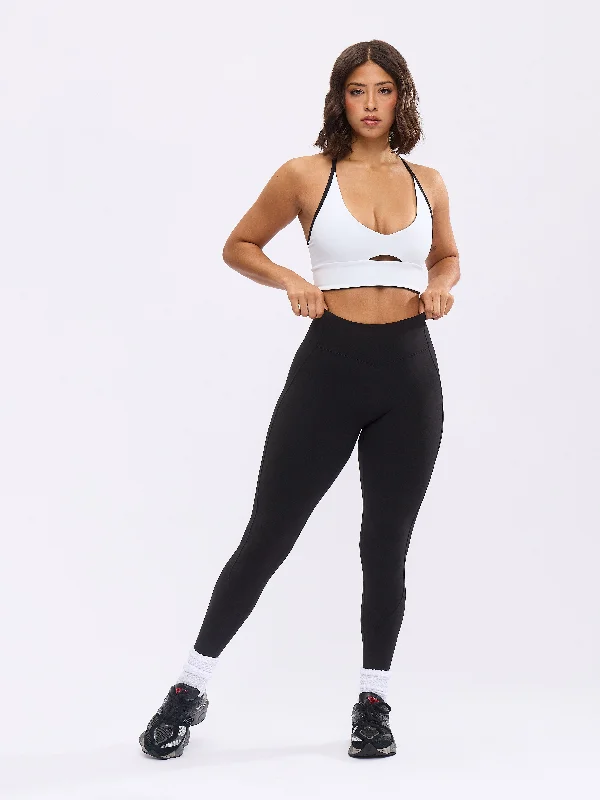 Reversible Nubre Crop - Onyx Black and White