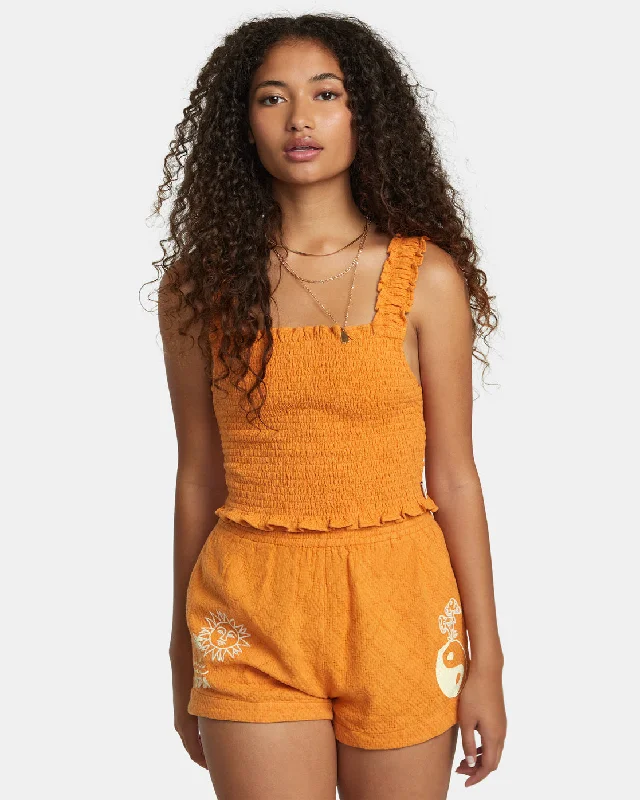 Terrace Tank Top - Tangerine