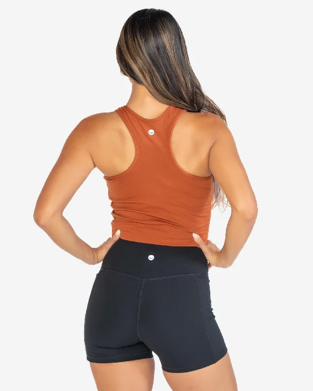 Vinyasa Crop Top - Copper