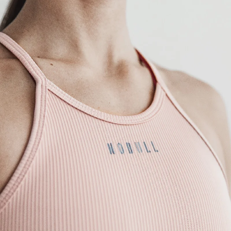 Women's NOBULL Ribbed Halter Crop Tank