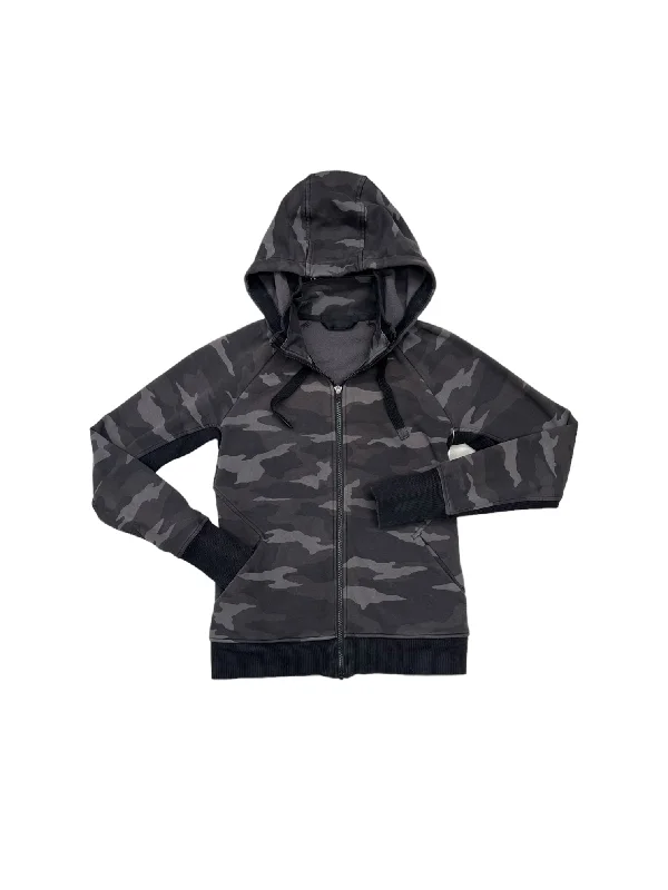 Athletic Jacket By Athleta In Camouflage Print, Size: S