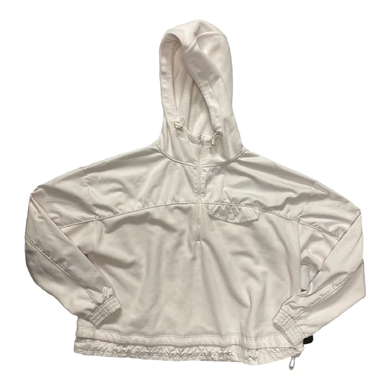 Athletic Jacket By Athleta In Cream, Size: Xs