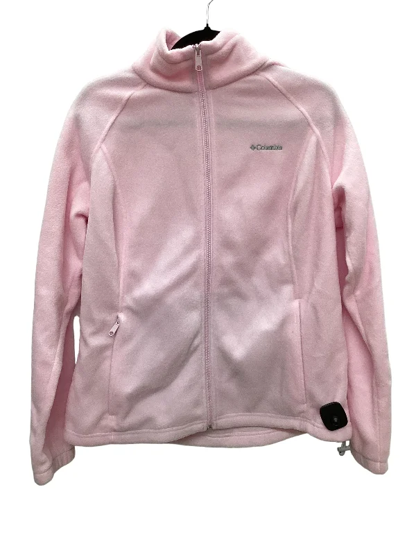 Athletic Jacket By Columbia In Pink, Size: Xl