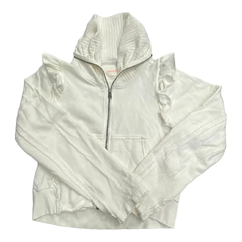 Athletic Jacket By Free People In White, Size: S