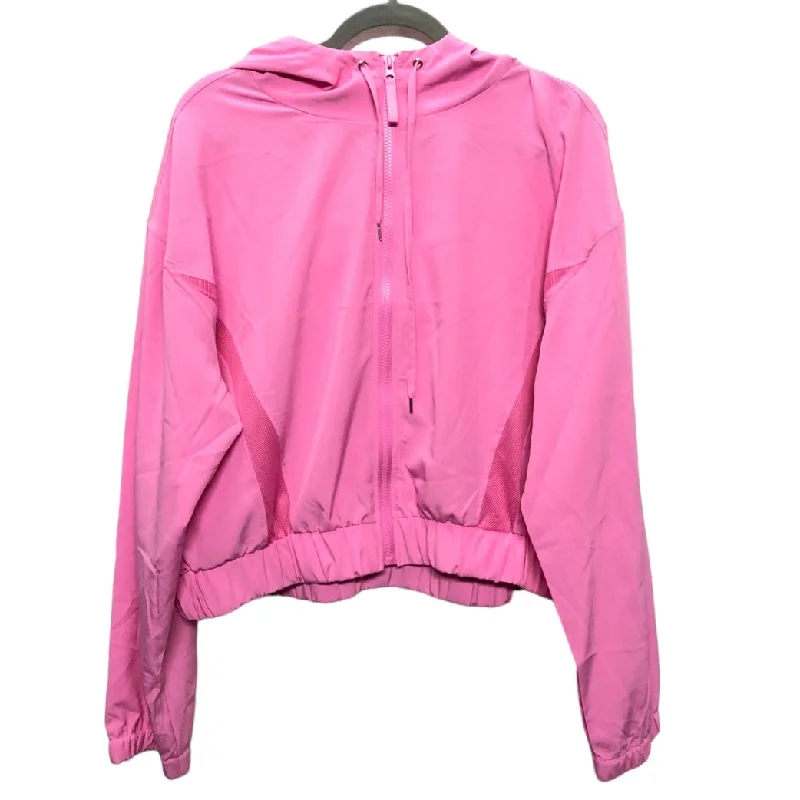 Athletic Jacket By Gianni Bini In Pink, Size: Xl