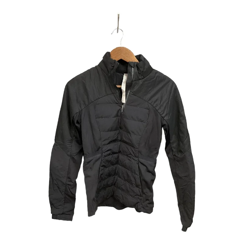 Athletic Jacket By Lululemon In Black, Size: S