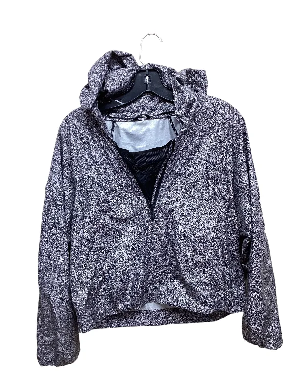 Athletic Jacket By Lululemon In Grey, Size: 6