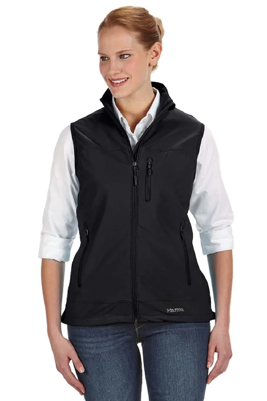 Marmot Womens Tempo Water Resistant Full Zip Vest - Black