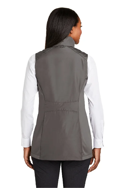 Port Authority Womens Collective Wind & Water Resistant Full Zip Vest - Graphite Grey