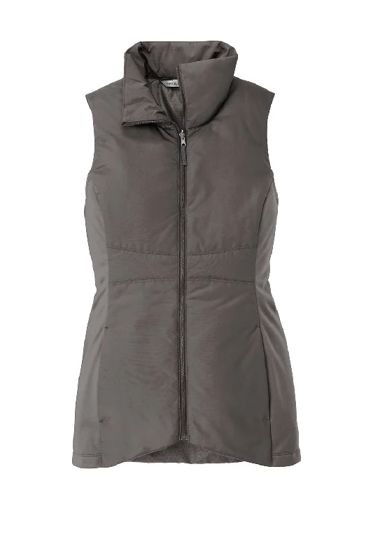 Port Authority Womens Collective Wind & Water Resistant Full Zip Vest - Graphite Grey