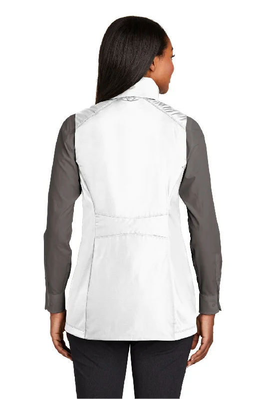 Port Authority Womens Collective Wind & Water Resistant Full Zip Vest - White