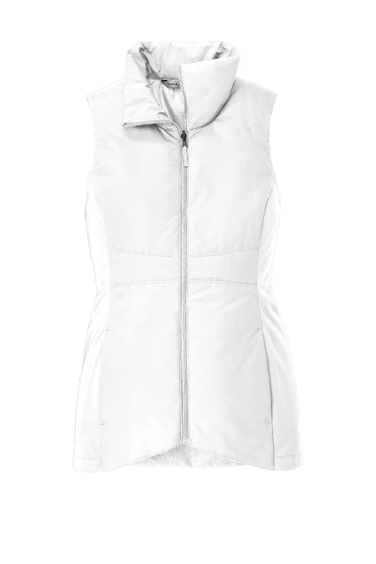 Port Authority Womens Collective Wind & Water Resistant Full Zip Vest - White