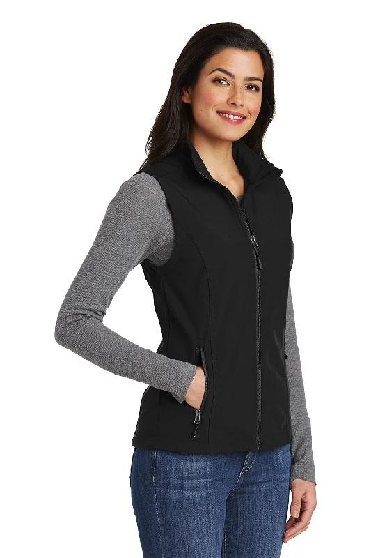 Port Authority Womens Core Wind & Water Resistant Full Zip Vest - Black