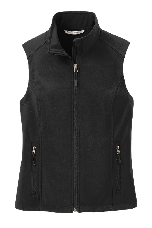 Port Authority Womens Core Wind & Water Resistant Full Zip Vest - Black