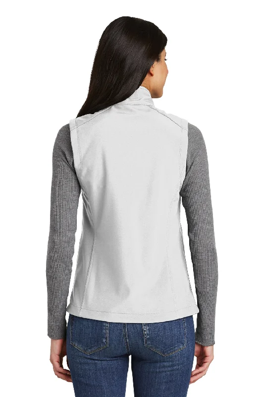 Port Authority Womens Core Wind & Water Resistant Full Zip Vest - Marshmallow White