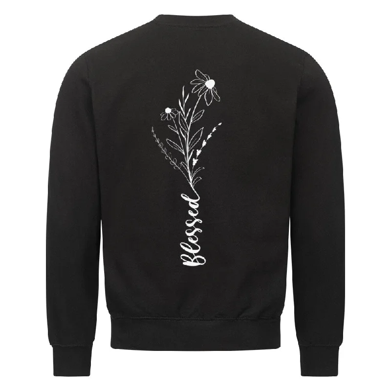 Blessed Flower Sweatshirt BackPrint