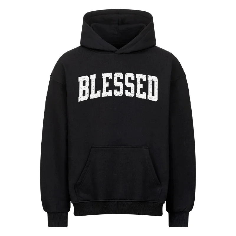 Blessed Varsity Oversized Hoodie