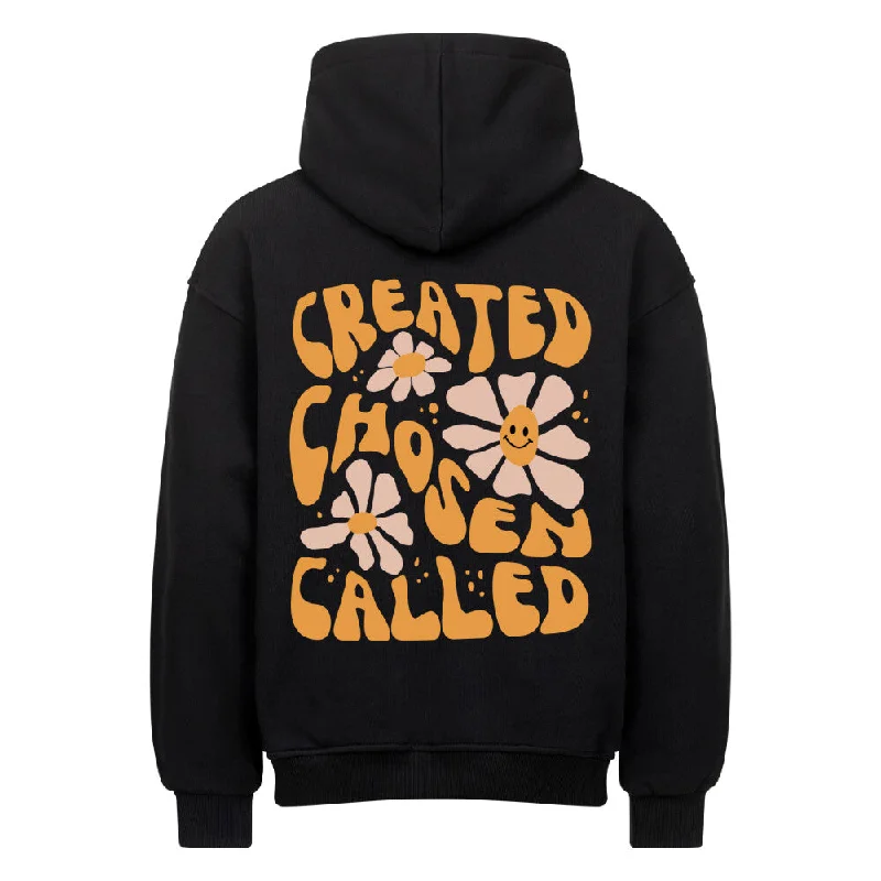 Created Chosen Called Oversized Hoodie BackPrint