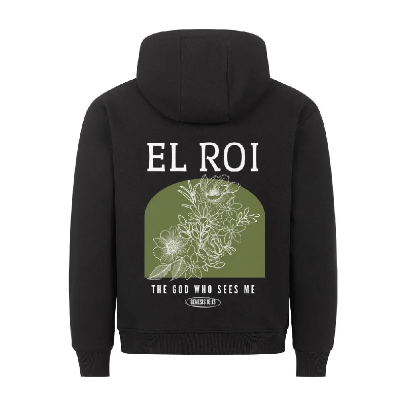 El Roi minimalistic Hoodie BackPrint