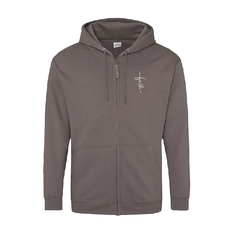 Faith Cross Zipper Hoodie Summer SALE