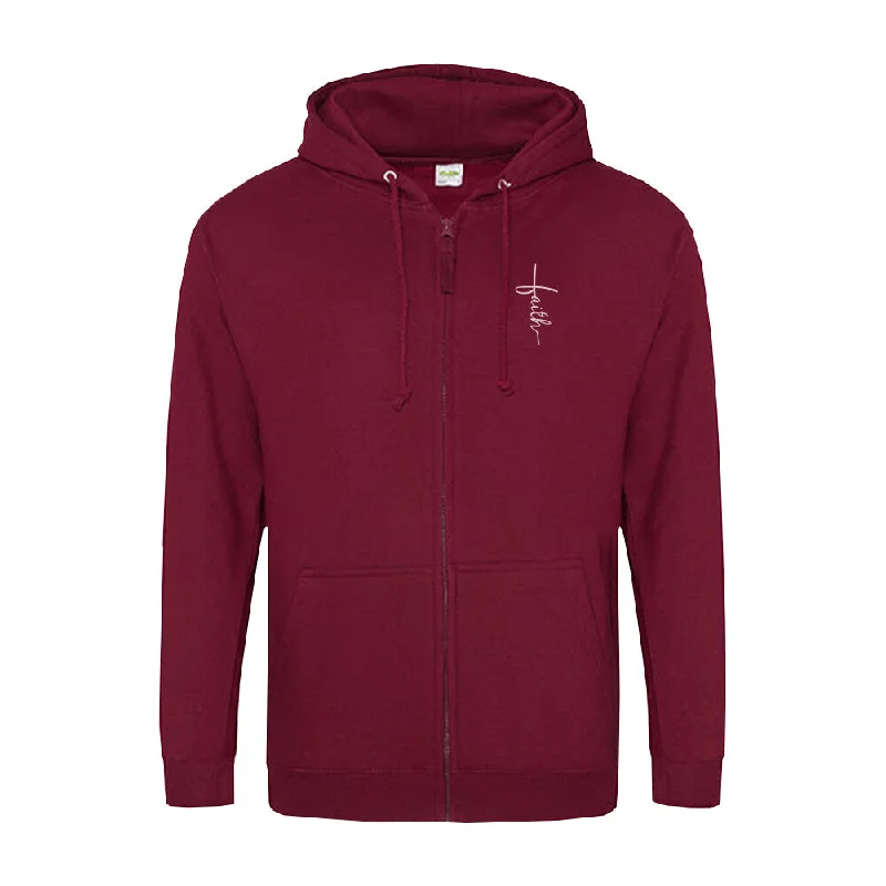 Faith Cross Zipper Hoodie Summer SALE