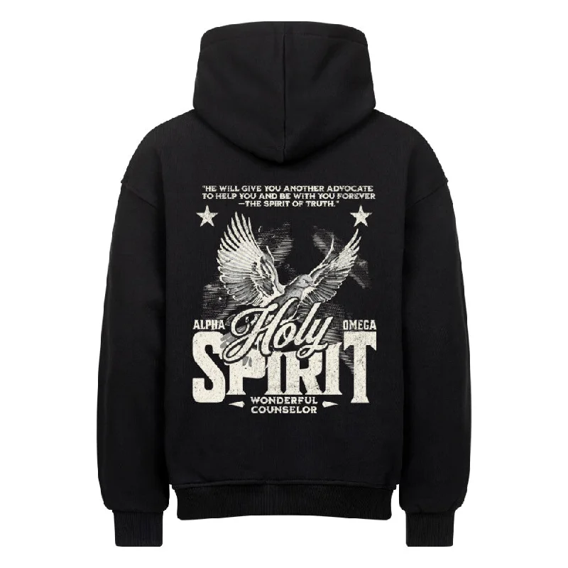 Holy Spirit Wonderful Counselor Oversized Hoodie BackPrint