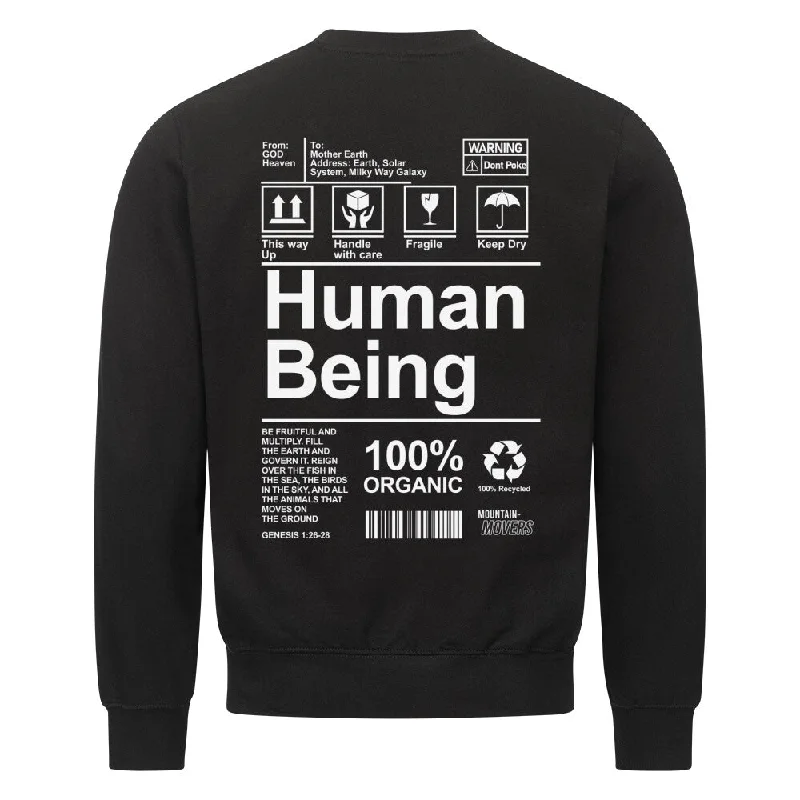 Human Being Sweatshirt BackPrint