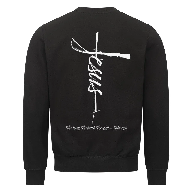 Jesus Cross Sweatshirt BackPrint