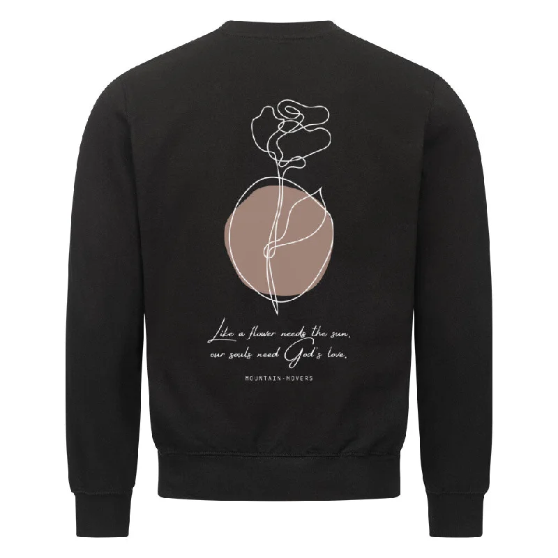 Like a flower Sweatshirt BackPrint